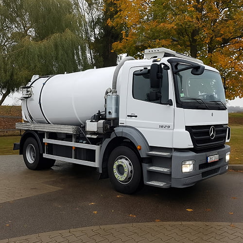 Hybrydowy samochód asenizacyjny